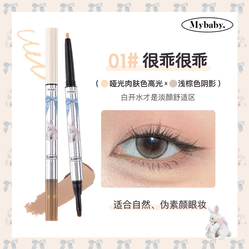 FLORTTE Mesmerizing Princess Double-ended Aegyo-sal Pencil 1g