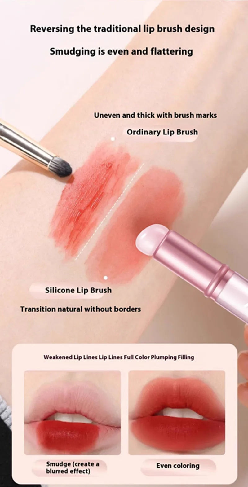 Colorkey Soft Silicone Lip Brush – Jelly Makeup Blender