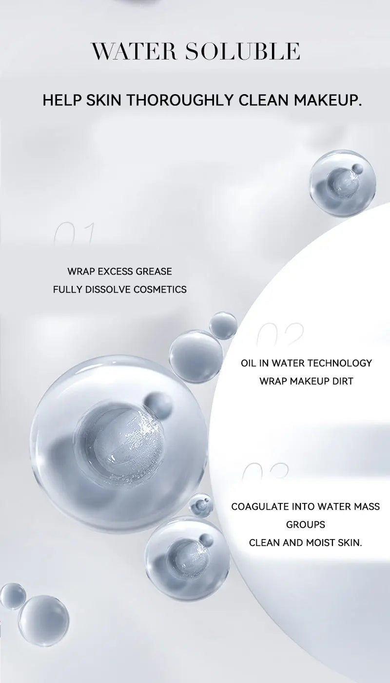 GECOMO Hyaluronic Acid 3-in-1 Makeup Remover