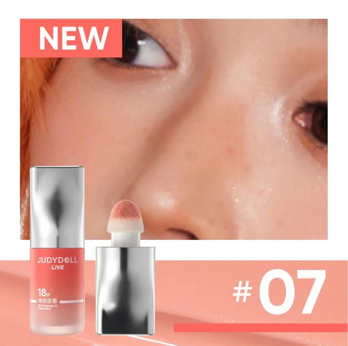 Judydoll Sport Chic Collection Liquid Blush – 12H Long-Lasting