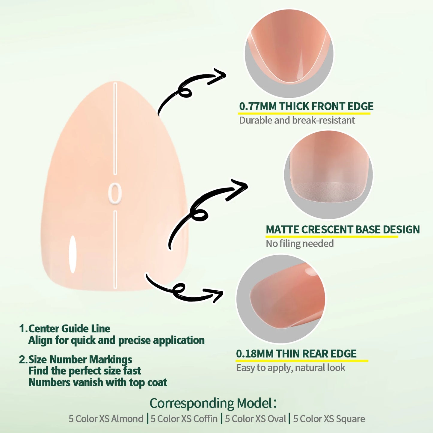 Nailpop Ultra Fit Nude Press On Nails