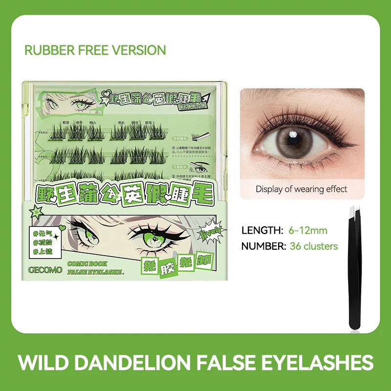 GECOMO Manga-Style Glue-Free False Eyelashes