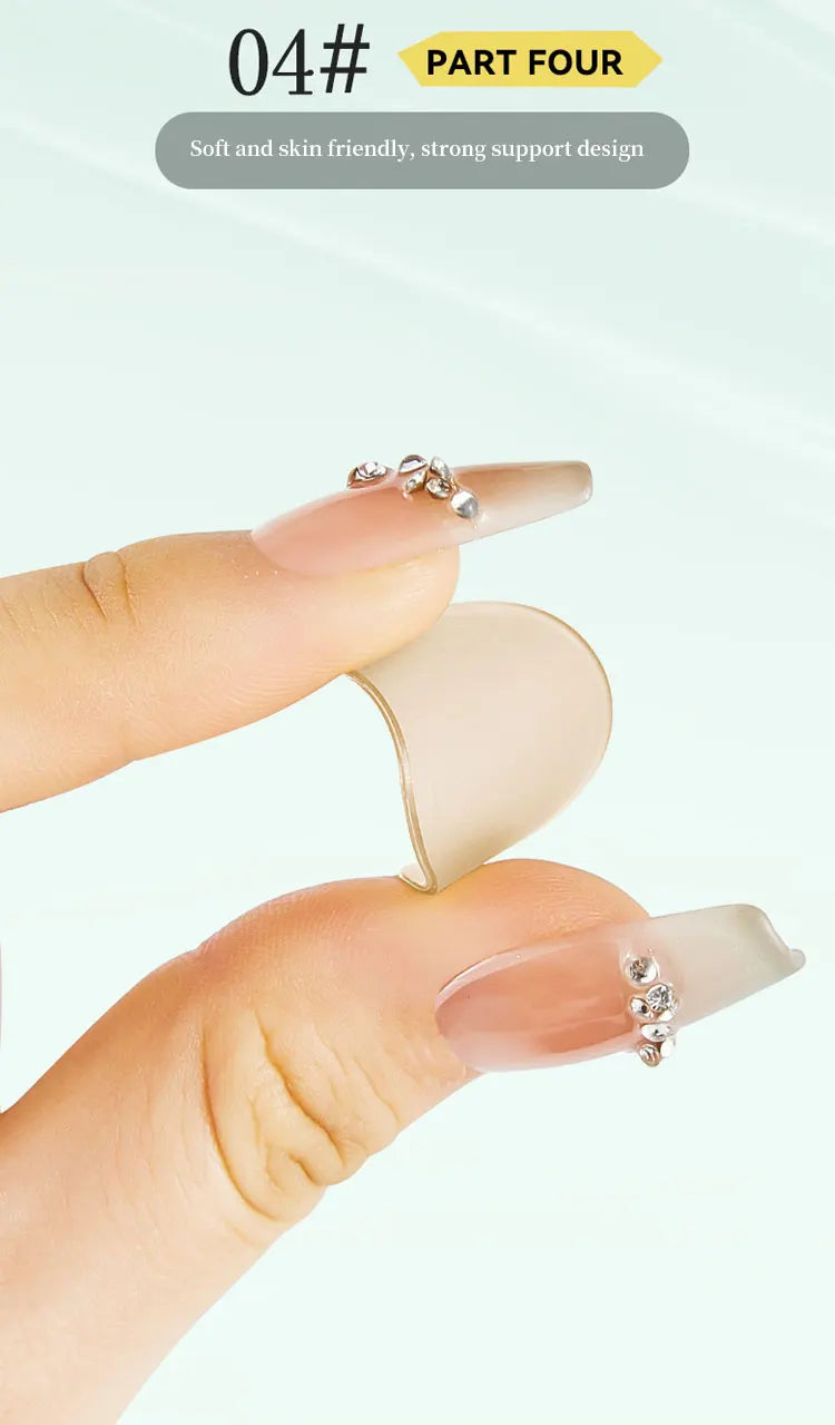 GECOMO Natural Invisible Fairy Ear Stickers – 18 Pieces