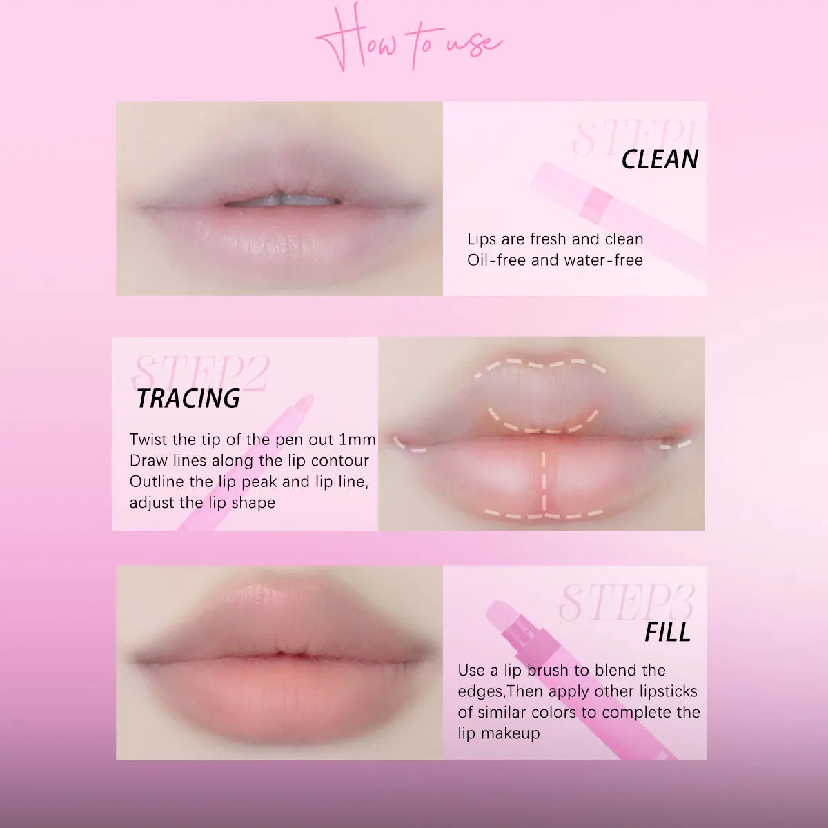 Uhue – Dual End Smooth Lip Liner Pen