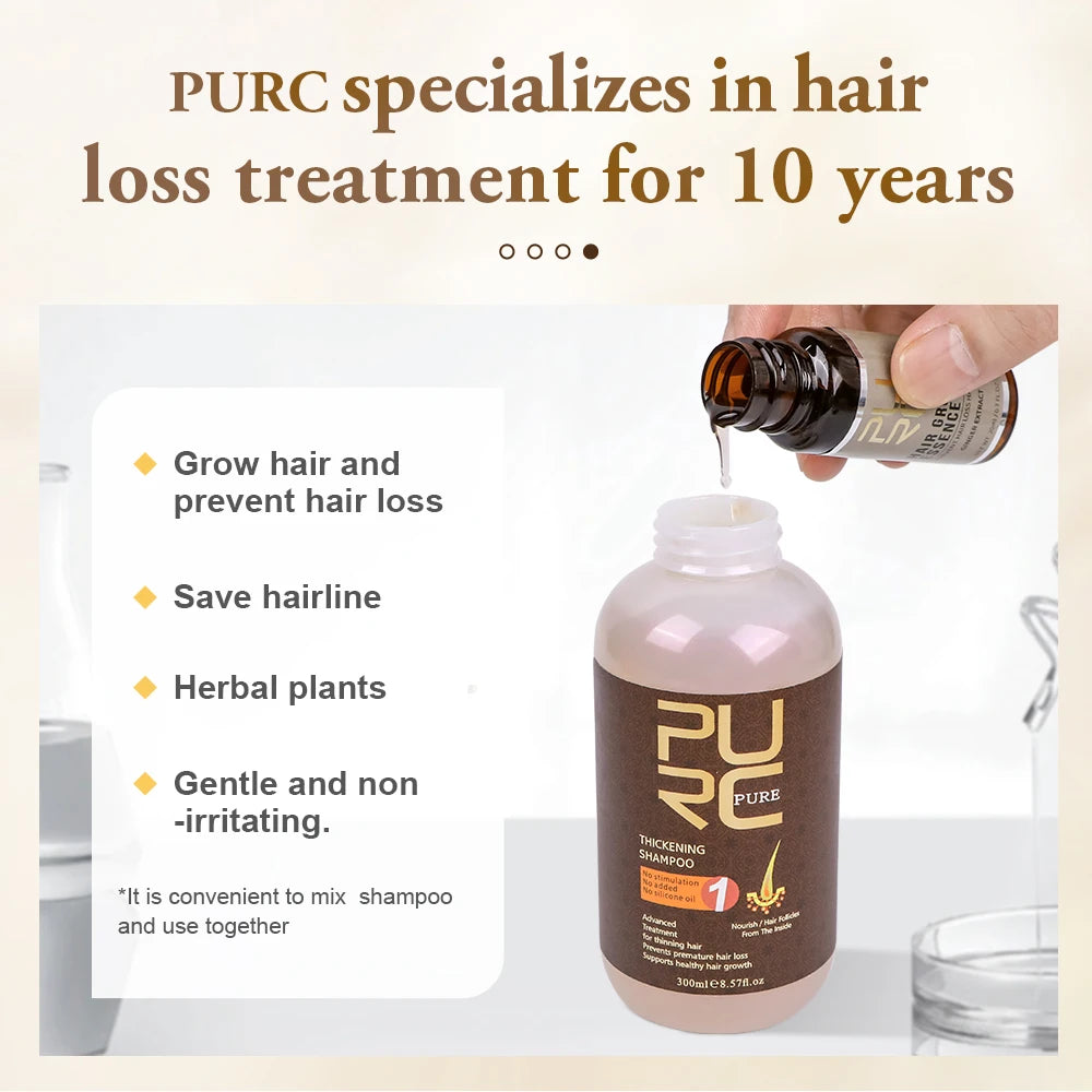 PURC Olio Anticaduta al Ginseng & Zenzero – Trattamento Cuoio Capelluto