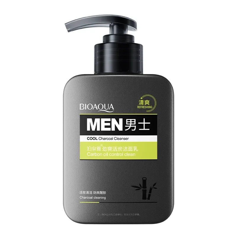 BIOAQUA Men's Charcoal Facial Cleanser