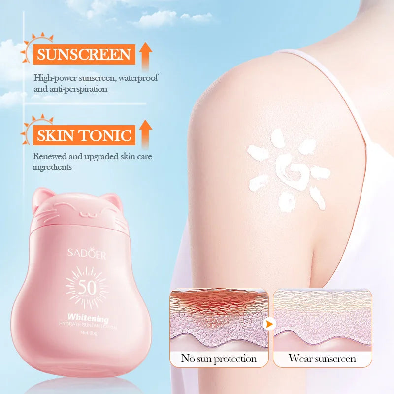 SADOER SPF 50+ Sunscreen – Viso e Corpo