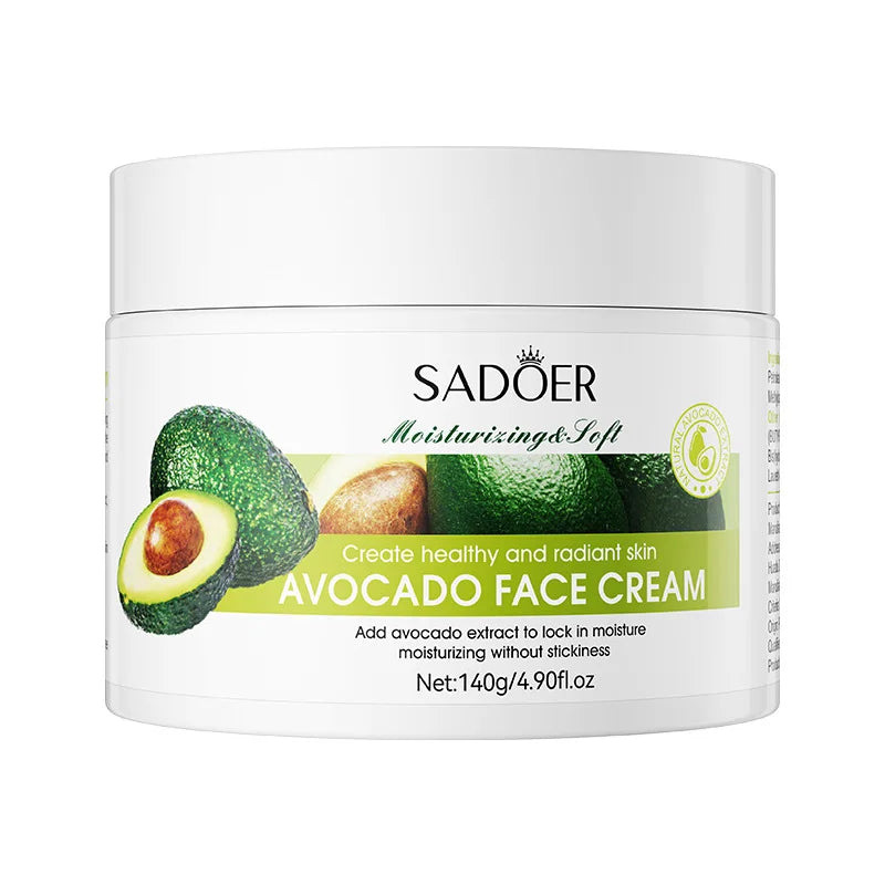 SADOER Plant Face Cream Collection – Bava di Lumaca, Carota, Aloe & Avocado