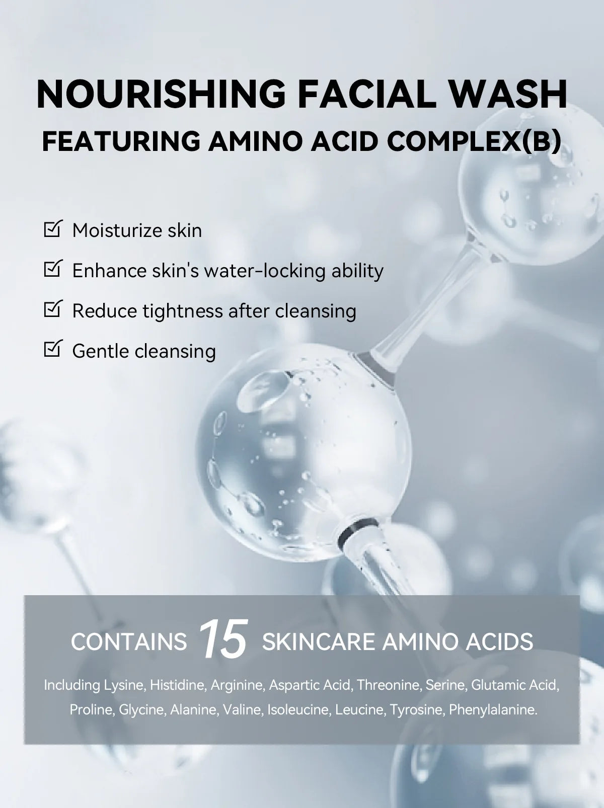 LAIKOU Men’s Moisturizing Cleanser – Detergente Viso Idratante e Purificante