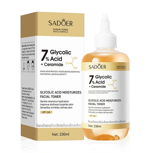 SADOER – Glycolic Acid Toner & Face Serum
