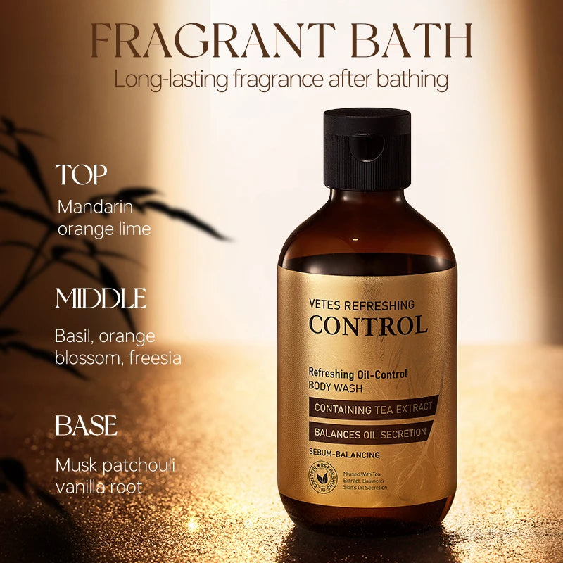 Vetes Body Wash 260ml – Gel Doccia al Profumo di Tè