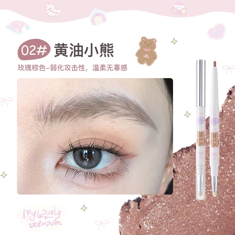 FLORTTE Eyeliner Gel Pen Double Head 2.4g