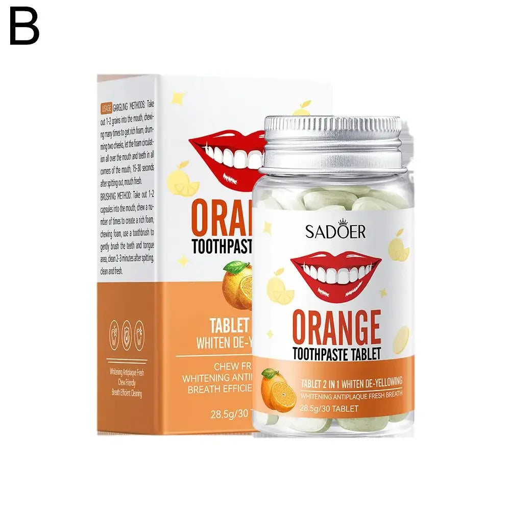 SADOER Dentifricio Solido in Compresse Multigusto (30 Compresse)
