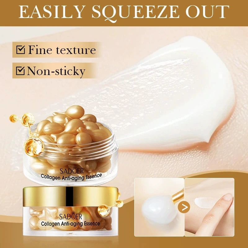 SADOER Anti-Wrinkle Collagen Face Serum Capsules 30pz