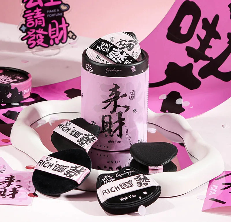 Lishu Set 5 Puff Make-up Multiuso