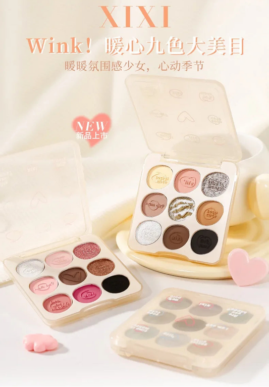 Xixi Graffiti Diary Nine-Color Eye Shadow Palette (3 varianti)