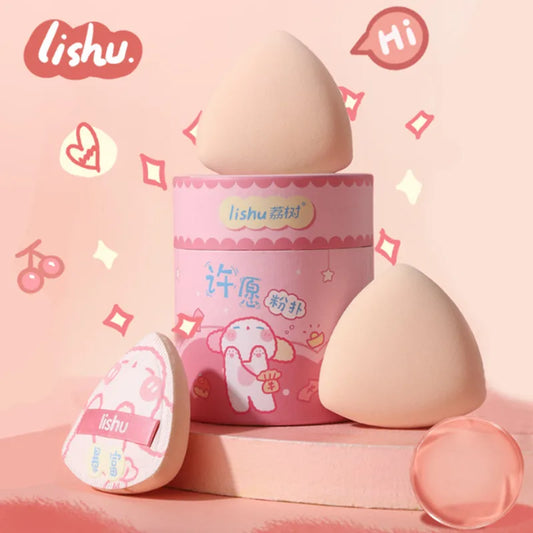 Lishu Set 3 Puff Air Cushion Marshmallow