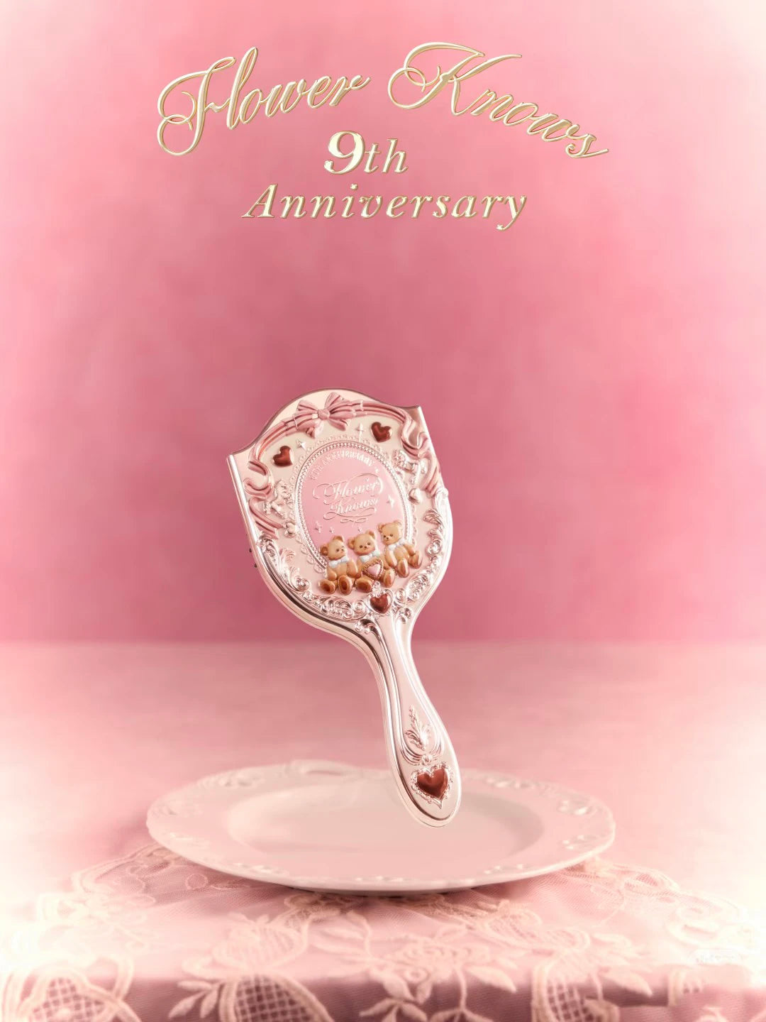 Flower Knows Luxury Paddle Hair Brush – 9th Anniversary Edition