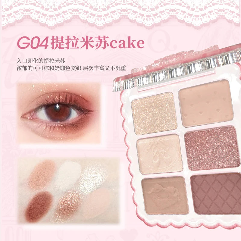Gogotales Sweet Ballet Soft Mist Eyeshadow Palette 7.8g