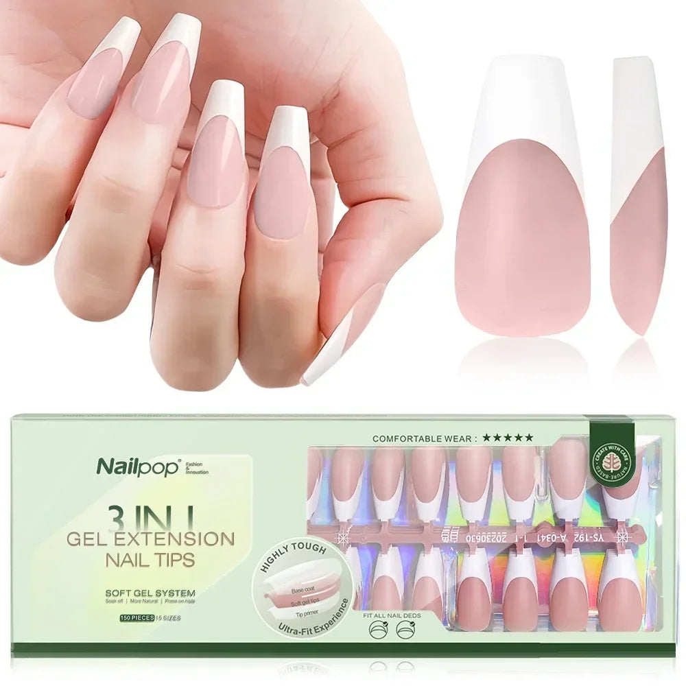 Nailpop 3 in 1 Gel Extension Nail Tips