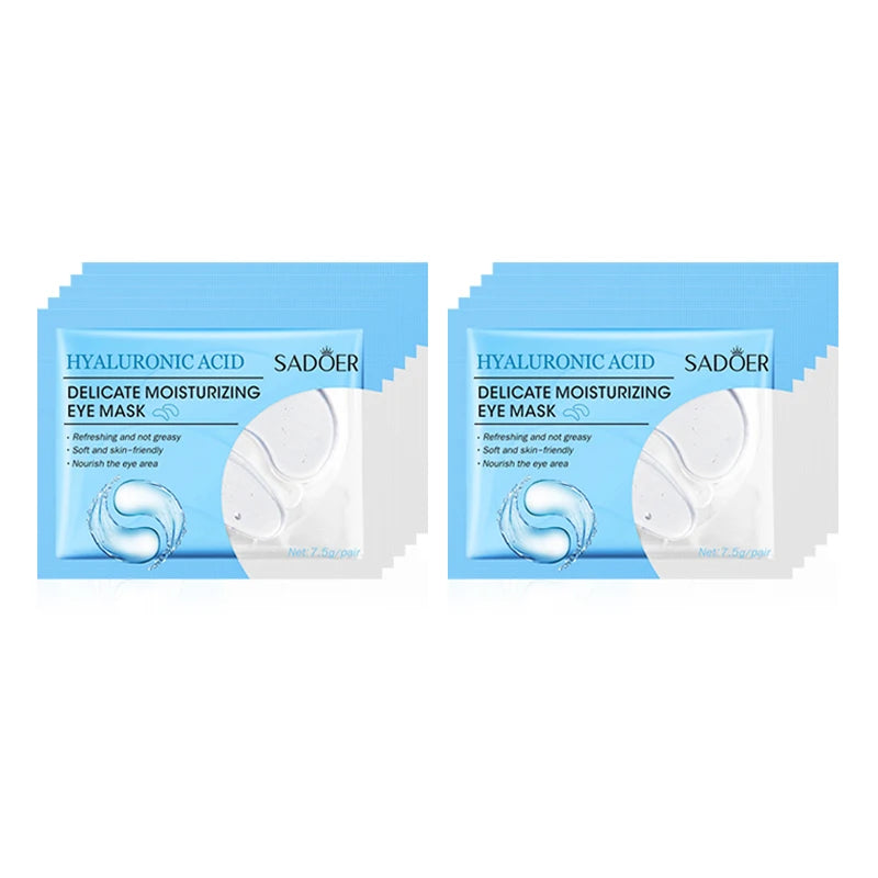 SADOER Crystal Collagen Eye Mask – Maschere Contorno Occhi Idratanti e Anti-Occhiaie (5/10/20 coppie)