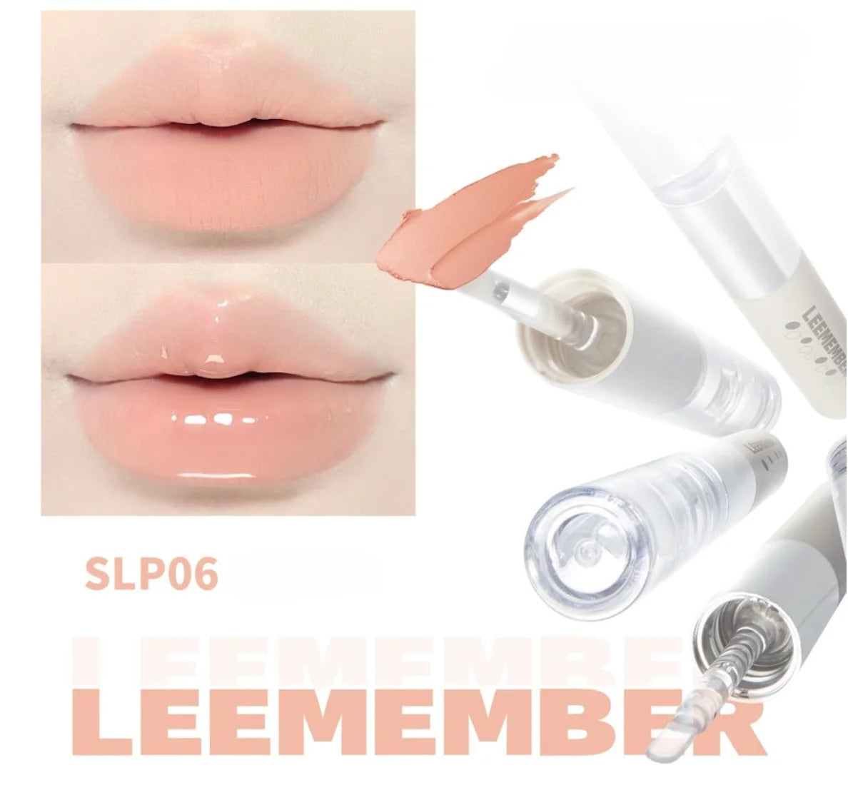 LEEMEMBER – Matte Gloss Non-Stick Double-Ended Liquid Lipstick