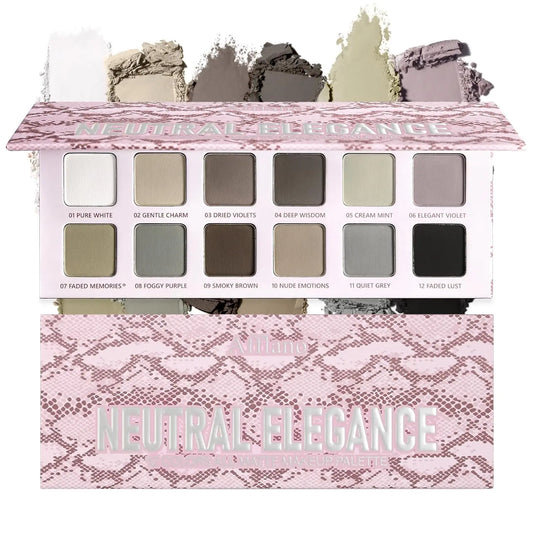 Afflano 12 Colors All Matte Eyeshadow Palette