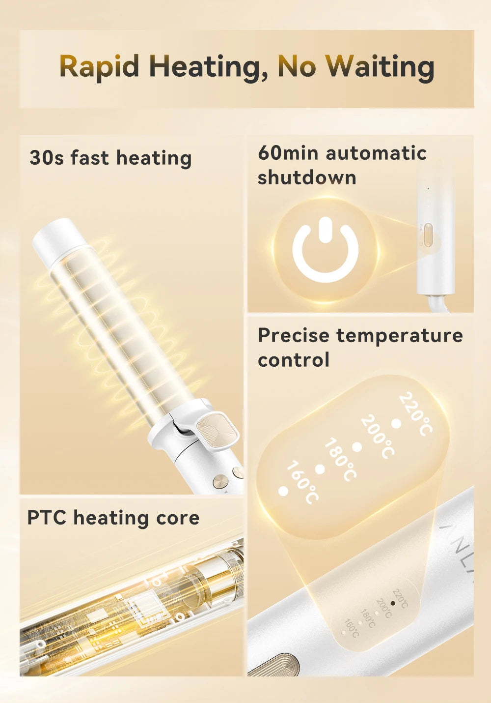 ANLAN Automatic Hair Curler