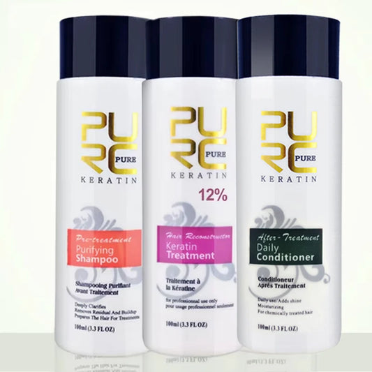 PURC 12% Formalin Brazilian Keratin Hair Treatment – Lisciatura, Riparazione e Cura Professionale
