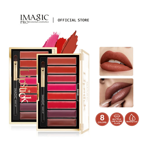 IMAGIC 8-Color Matte Lipstick Palette