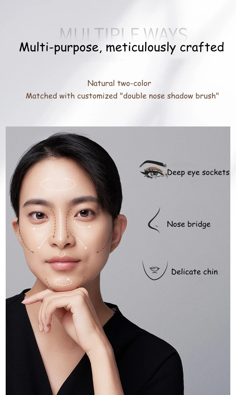MAOGEPING Beauty 3D Light Nose Bridge Lifting Palette