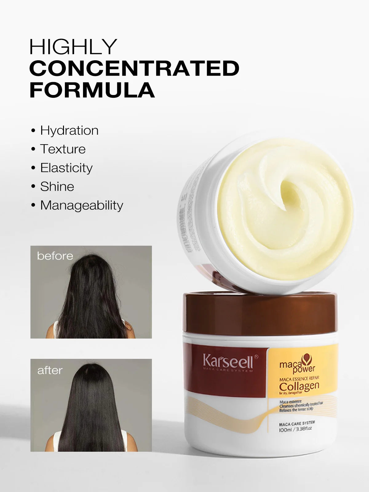 Karseell Collagen Repair Travel Hair Care Set