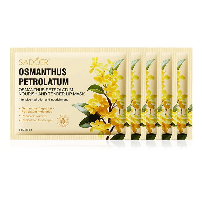 SADOER Osmanthus Crystal Collagen Lip Mask (5/10pz)