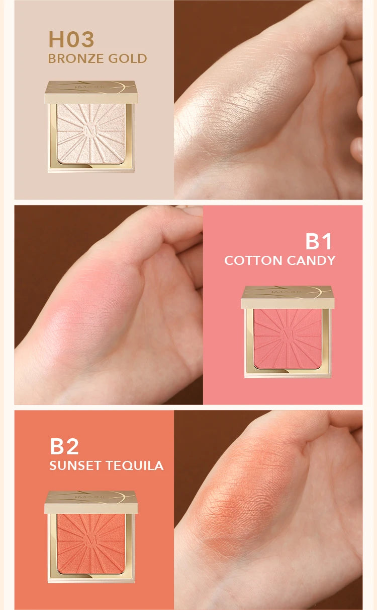 IMAGIC Face Blush & Highlighter Palette