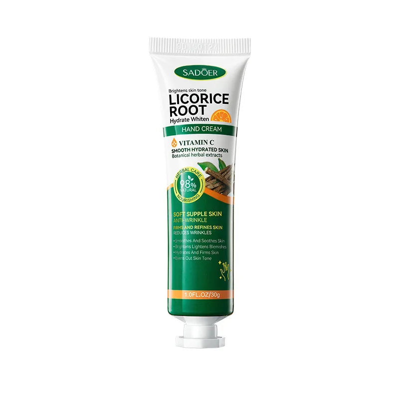 SADOER Crema Mani alla Vitamina C e Liquirizia 50g