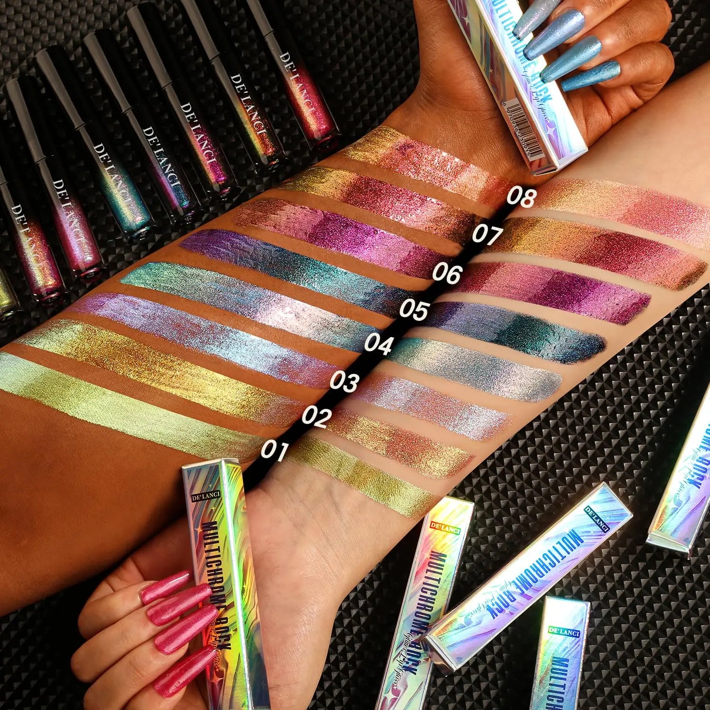 DE'LANCI Glitter Chameleon Lip Gloss