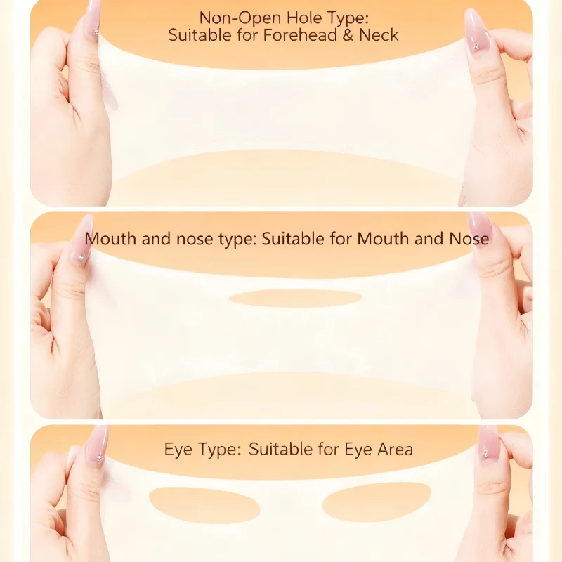 GECOMO 150-Piece Stretchable Wet Compress Cotton Pads