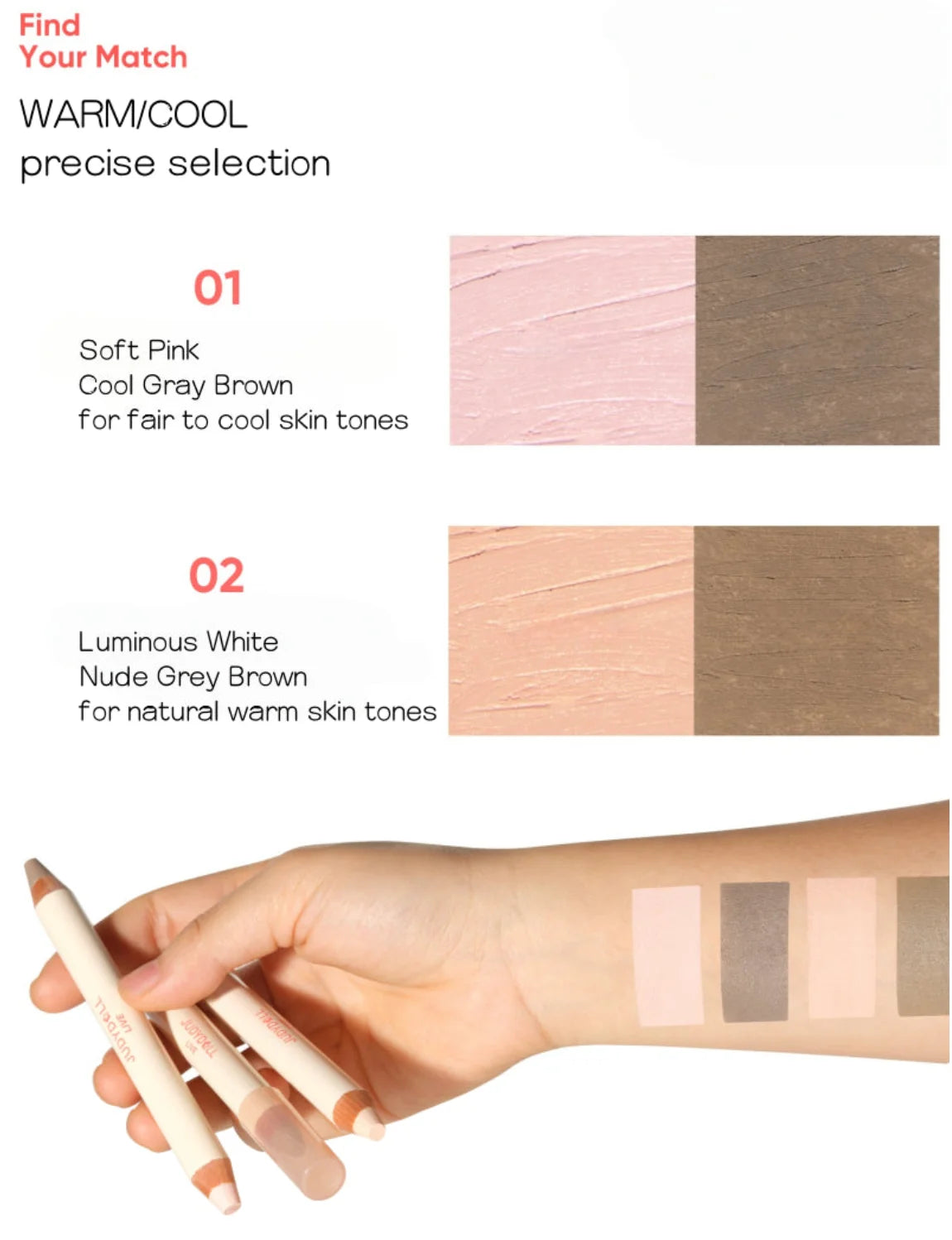 Judydoll Two-Tone Live Matita Highlight & Contour