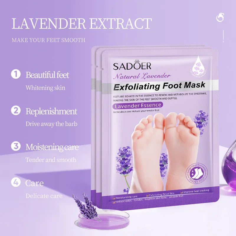 SADOER Milk & Lavender Foot Mask