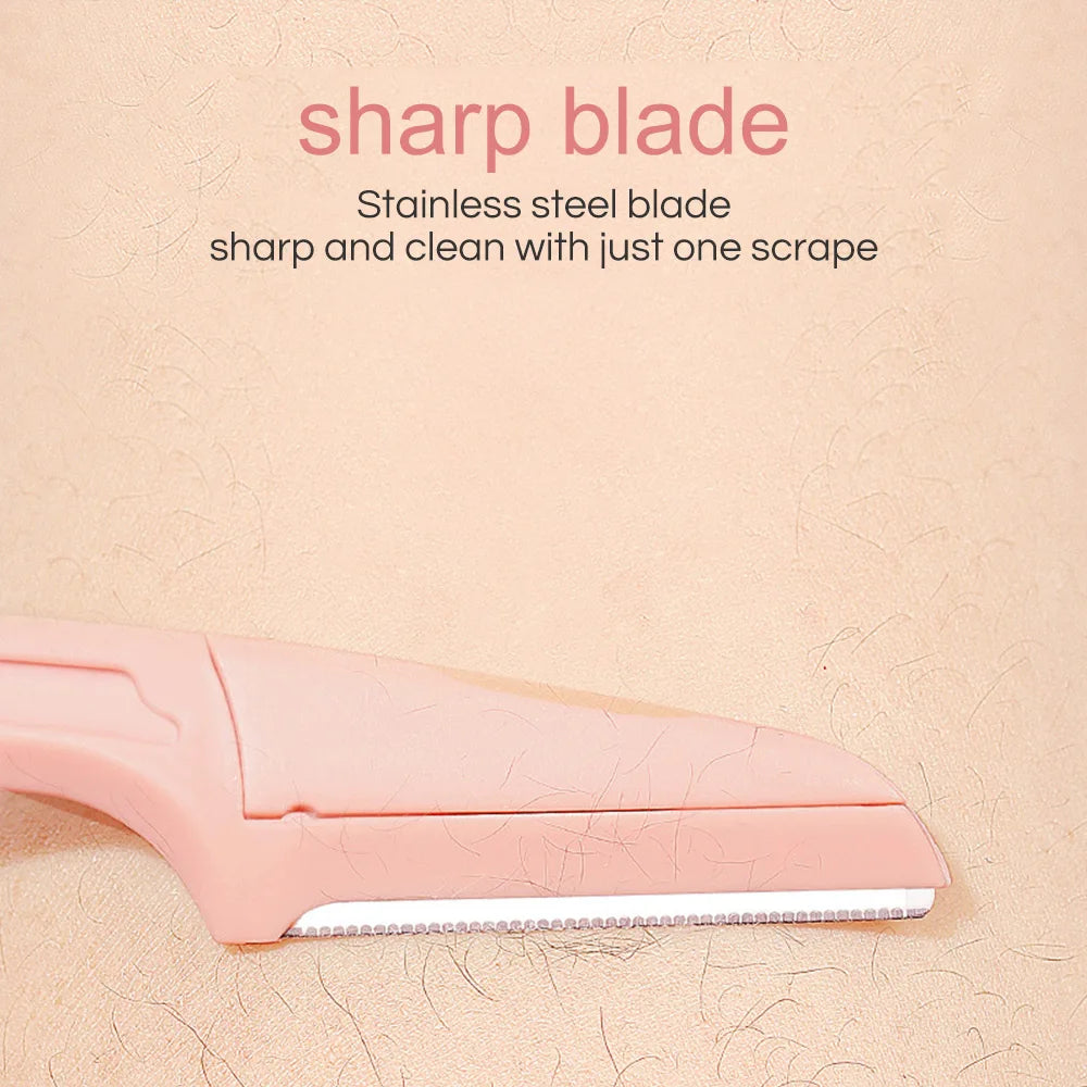 GECOMO 3-Piece Mixed Color Foldable Eyebrow Trimmer Set