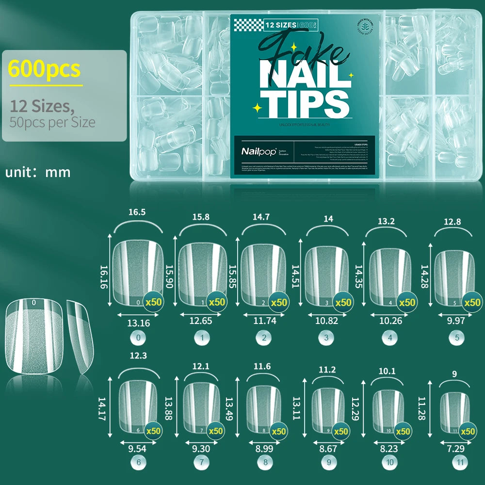 Nailpop Soft Gel X Nail Tips