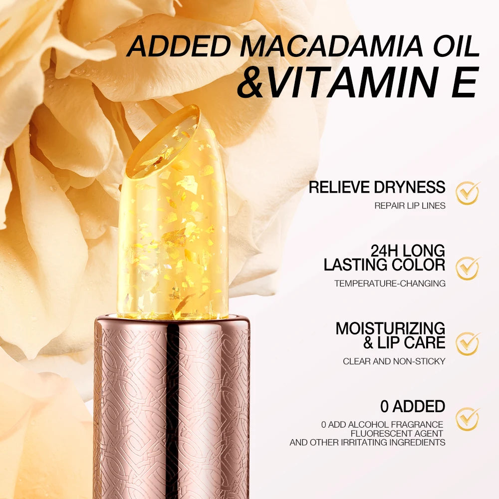 O.TWO.O Color Changing Lipstick – Lip Balm Glossy Shine
