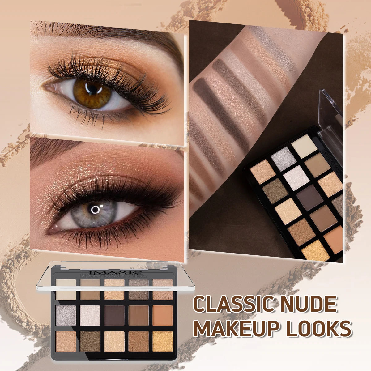 IMAGIC Vitality Eyeshadow Palette (15 Colori)