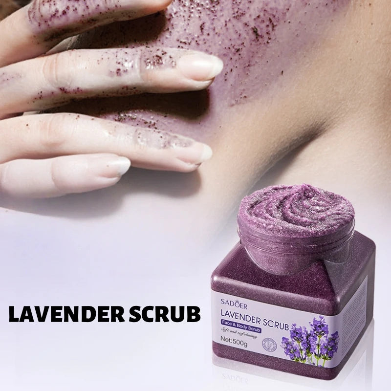 SADOER Lavender Exfoliating Scrub 500g