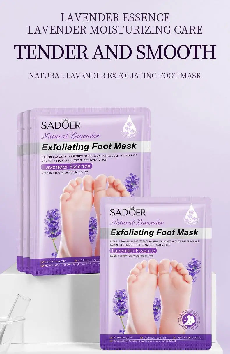 SADOER Milk & Lavender Foot Mask