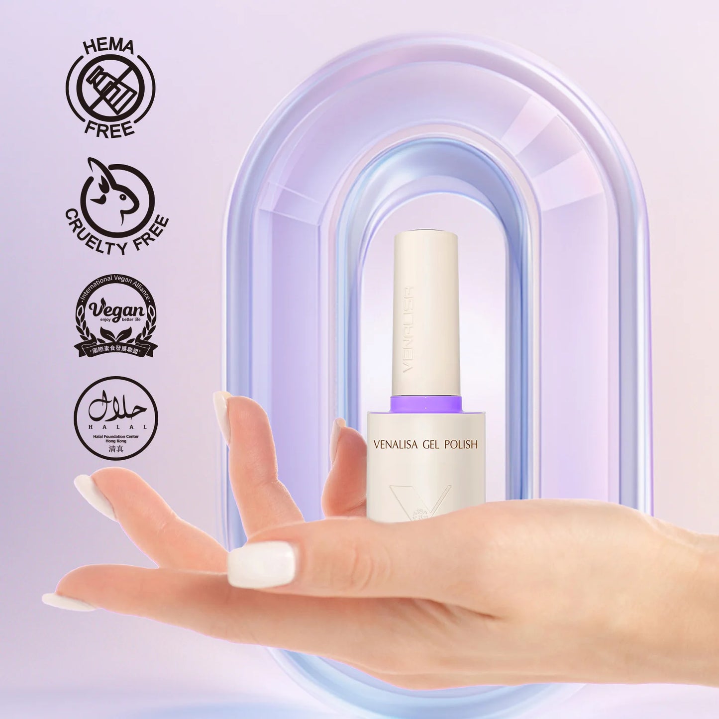 Venalisa 10ml Nail Gel Polish – Vegan HEMA/TPO Free