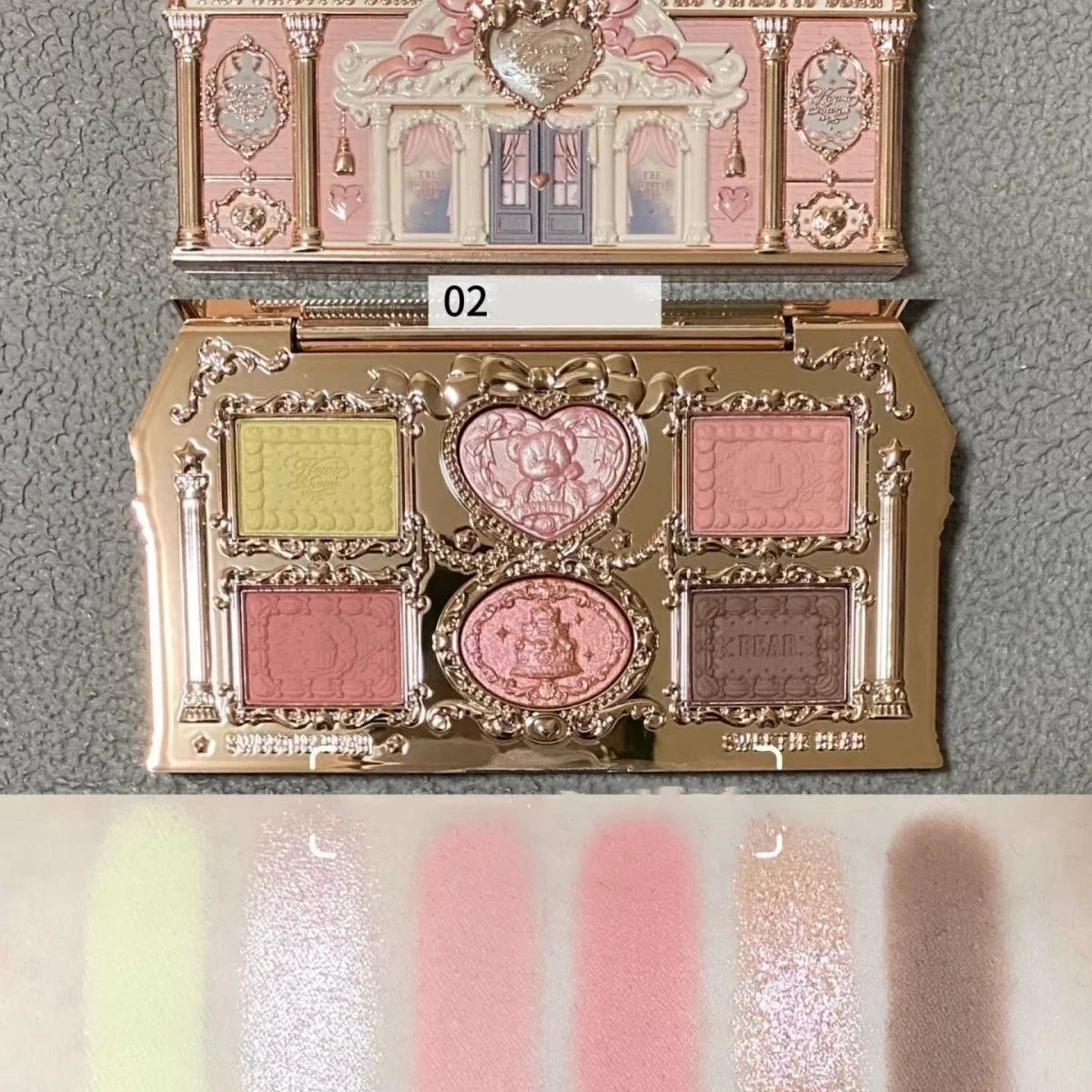 Flower Knows The Sweetie Bear 6 Colori Makeup Palette