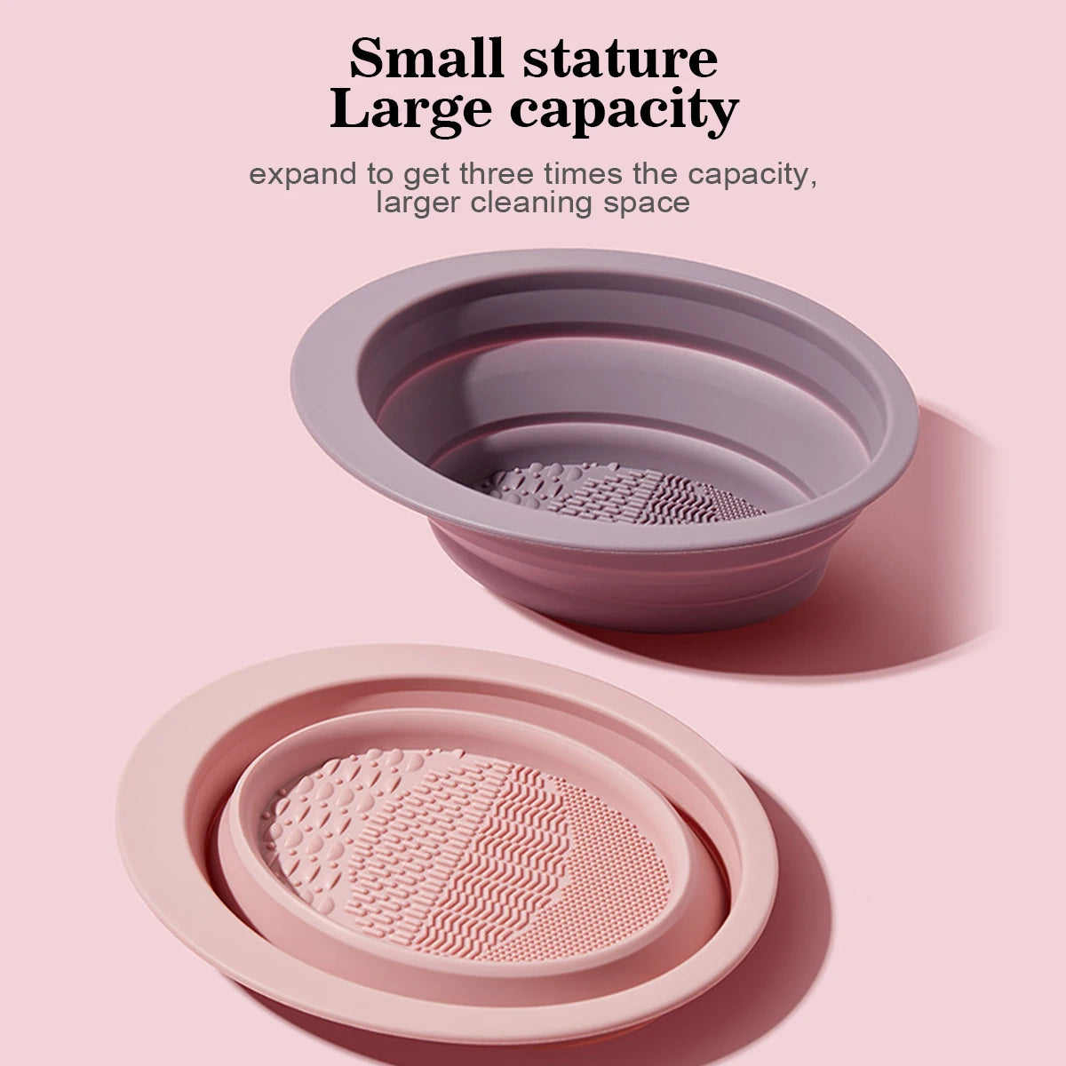 IMAGIC Silicone Makeup Brush Cleaner & Scrubber Box