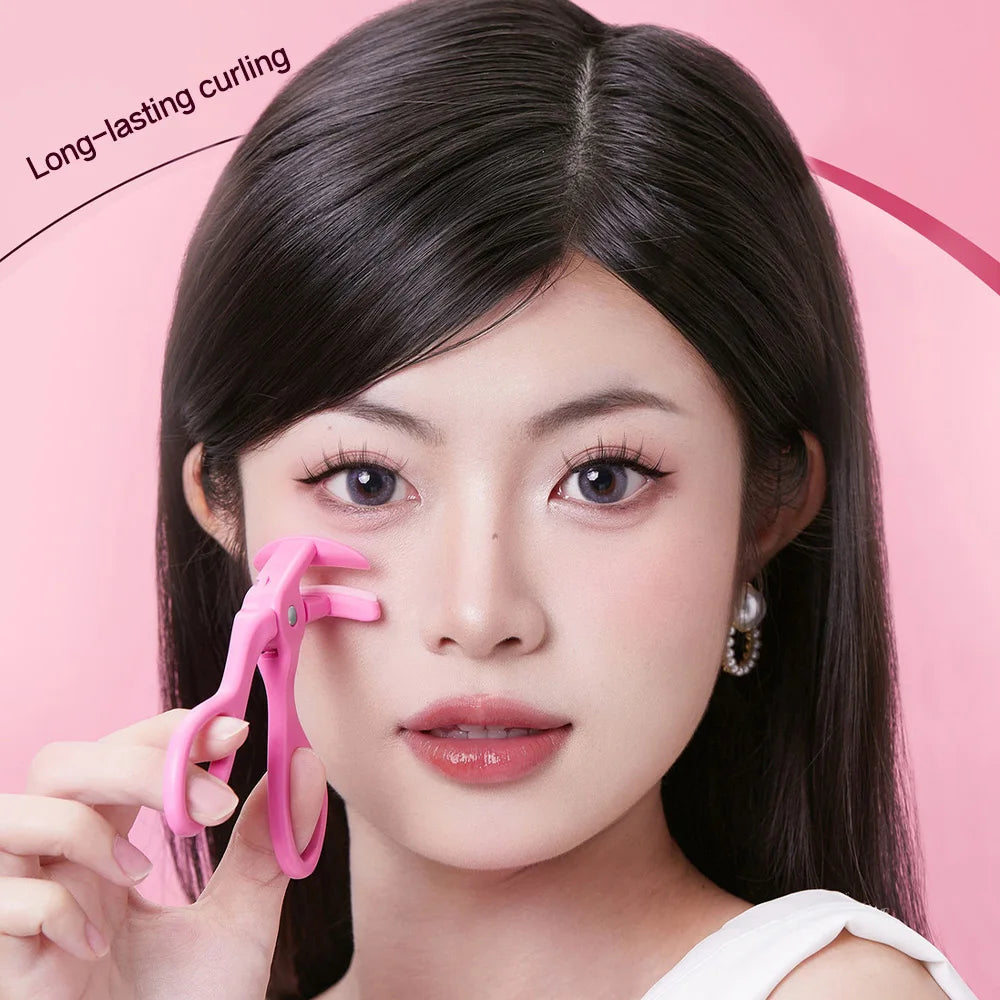 GECOMO Bezel-Free Eyelash Curler with Silicone Pads