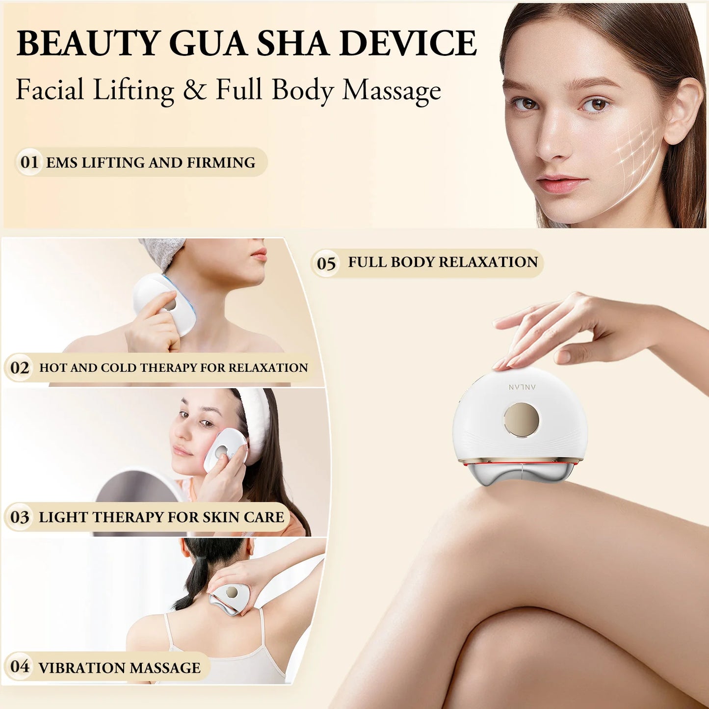 ANLAN Electric Gua Sha Massager